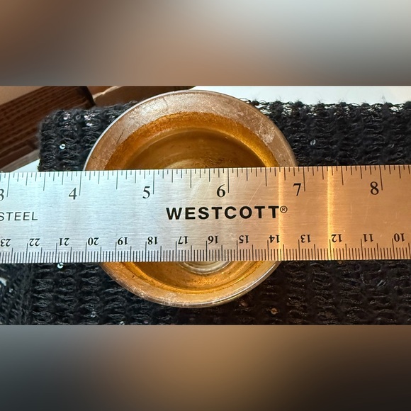 Vintage PartyLite Gold/Silver Mercury Glass Votive Holder - Picture 4 of 15